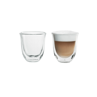 Xícaras Cappuccino Delonghi 190ml vidro duplo soprado - Twisted Media